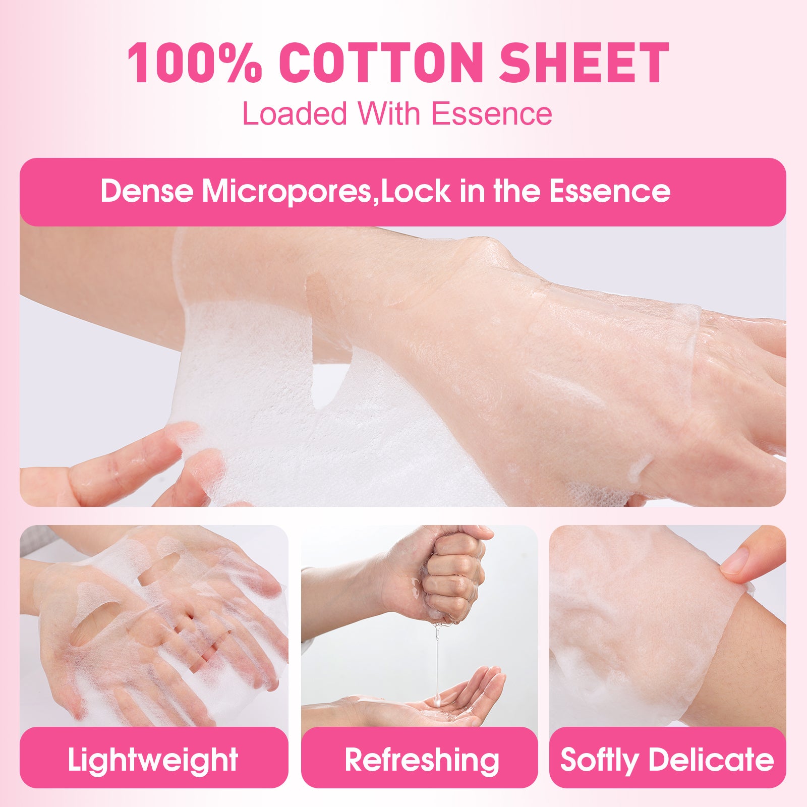 KONEUK 12 Pack Collagen Hydrating Face Masks Skincare, Sheet Face Mask for All Skin Types, Facial Masks Set for Women Skin Care, Face Mask Bulk Spa Gifts for Women