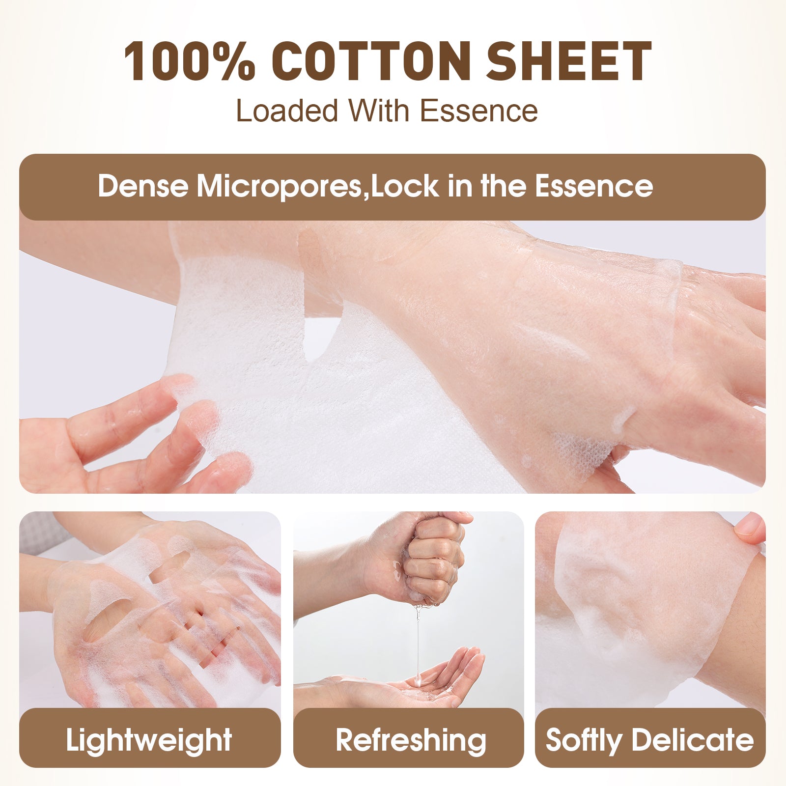 KONEUK 120 Pack Collagen Essence Sheet Face Masks Skincare, Moisturizing & Hydrating Face Mask for Skin Care, Bulk Face Masks for All Skin Types, Spa Party Gifts for Women (12 Types x 10 Pcs)