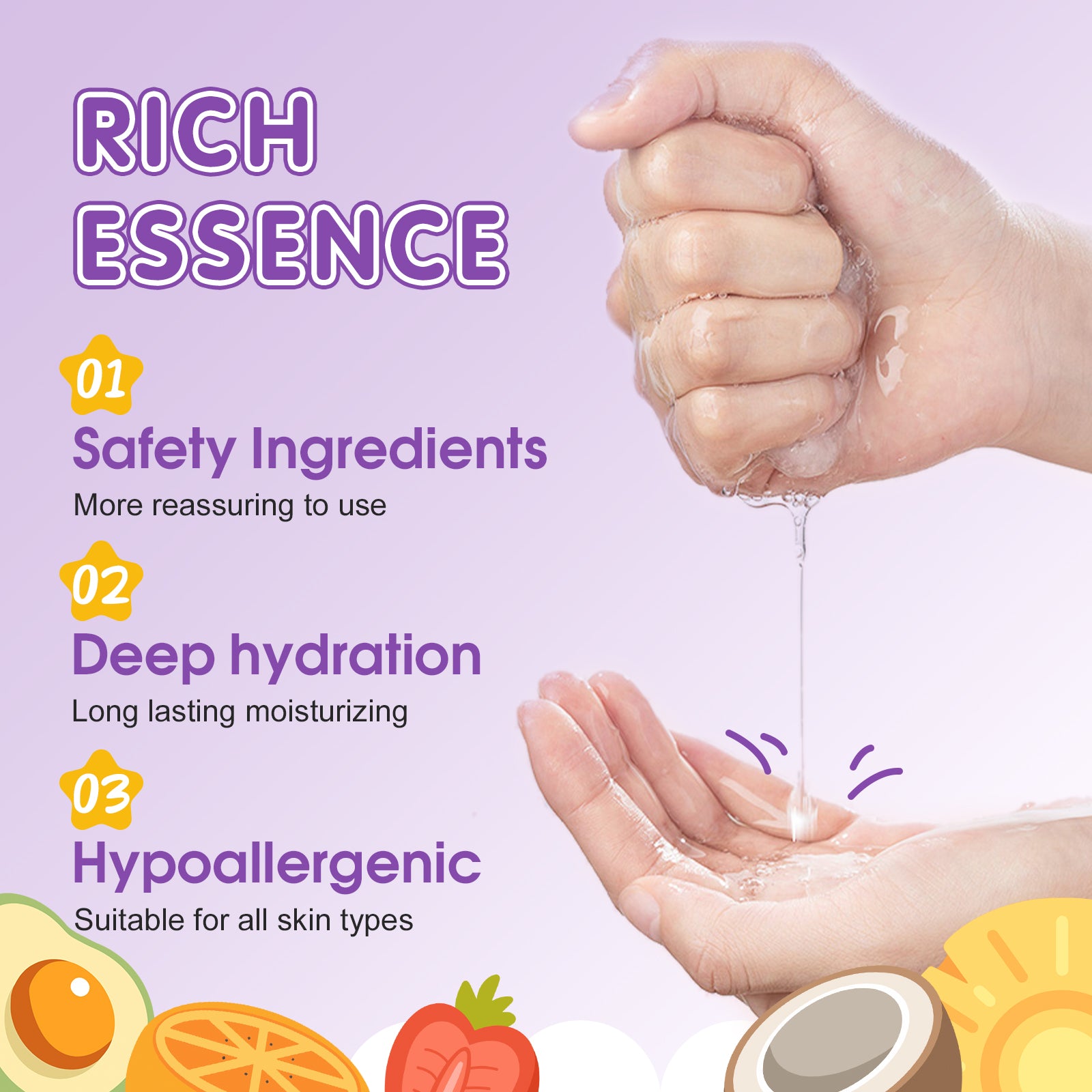 KONEUK 70 Pack Collagen Hydrating Face Masks Skincare for Women, Cute Fruit Face Mask Skin Care for Kids Teens, Bulk Sheet Facial Masks Set for All Skin Types, Spa Party Supplies for Girls, Birthday Gifts